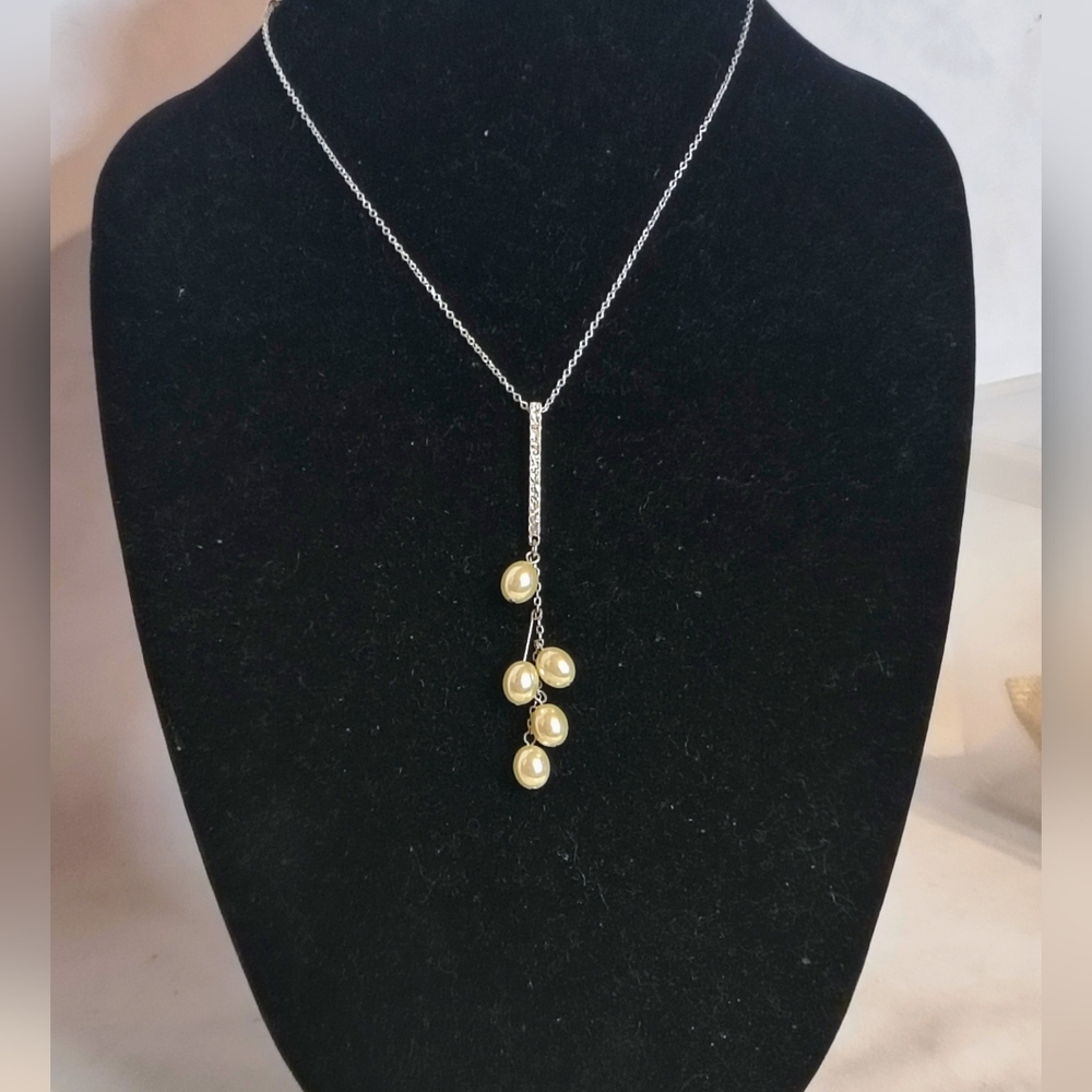 Sterling Silver SAO Pearl Necklace